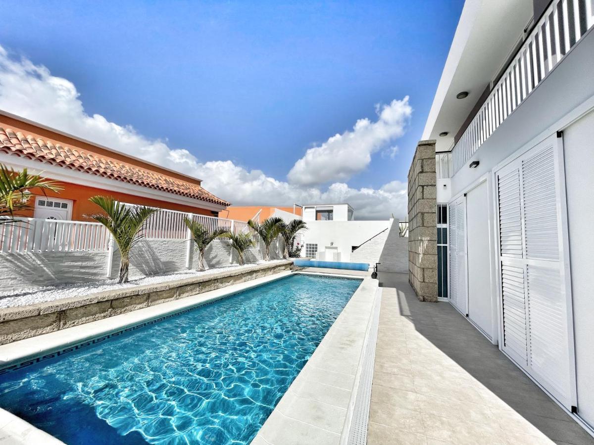 Modern 3Bdr Villa With Heated Pool El Medano  Exterior photo